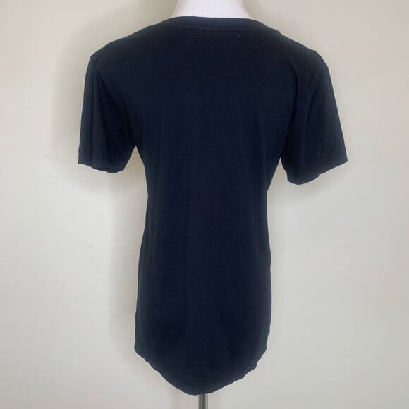 Baldwin V Neck Black T Shirt Sz Small - Picture 2 of 8